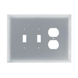 Glassalike® Gasketted 2 Toggle/Duplex Combo #2